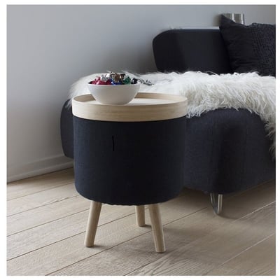 DRUM Stool with tray